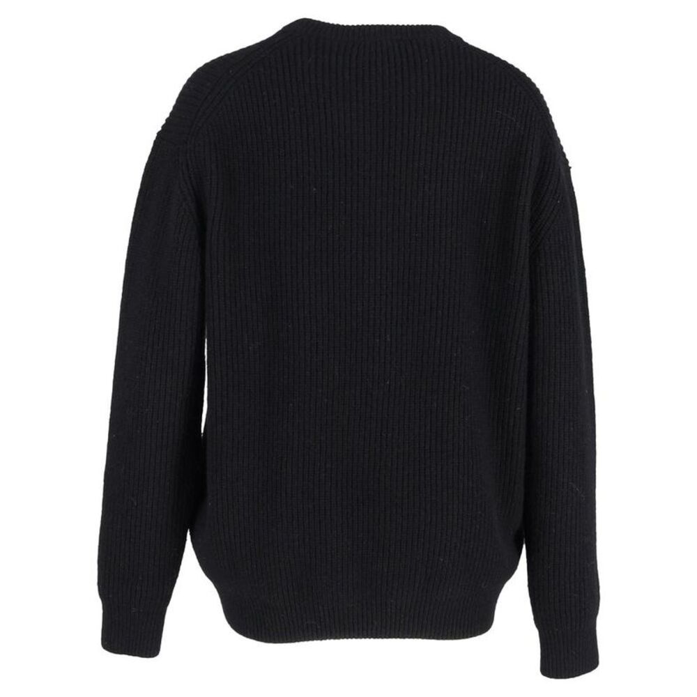 Pre Loved celine Lettering Knit Pullover Sweater Women black Pullovers - Picture 3 of 3